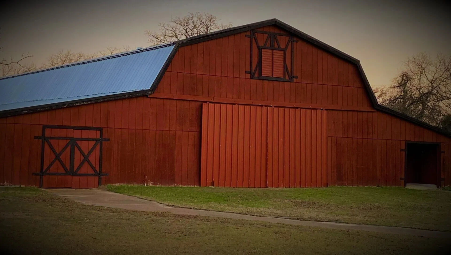 The Red Barn Event Center exterior — Log Cabin, TX
